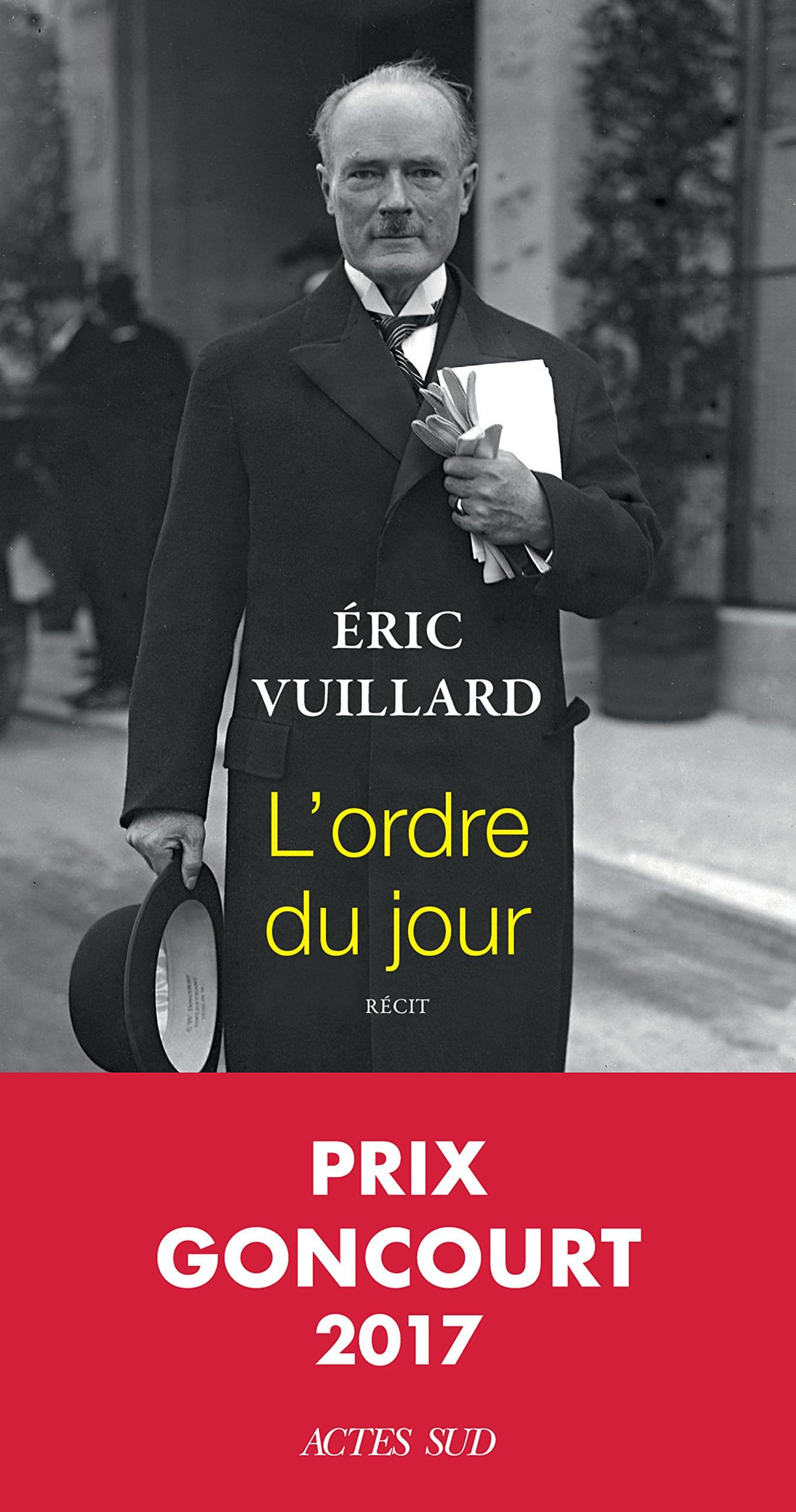 Eric VUILLARD - L’ordre du jour