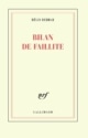 Bilan de faillite